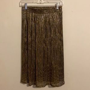 Gold Alice blue skirt